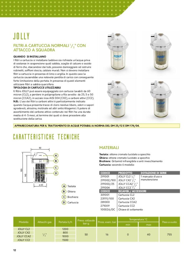 FILTRO JOLLY 1/2" - immagine 3